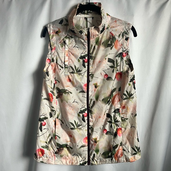 Oiselle Lightweight Floral Vest size M - Picture 2 of 7